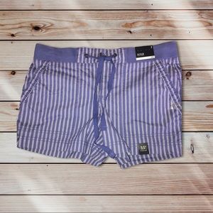 purple striped a.n.a shorts